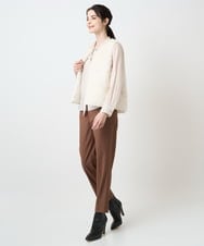 PRLAE08240 CHRISTIAN AUJARD(クリスチャン・オジャール) ベーシック美脚パンツ ブラウン