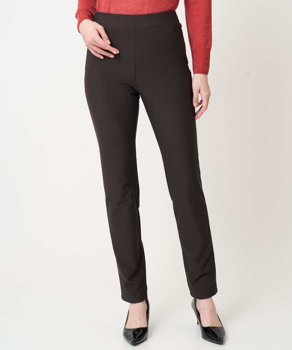 PRLAF26240 CHRISTIAN AUJARD(クリスチャン・オジャール) [暖かい]裏起毛ハイテンションパンツ ブラウン