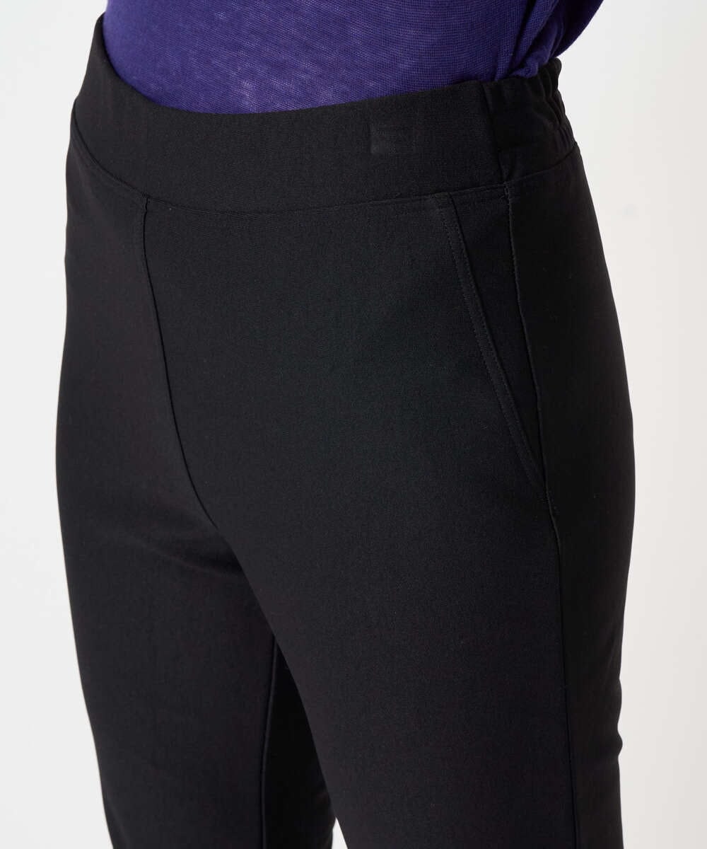 PRLAF26240 CHRISTIAN AUJARD(クリスチャン・オジャール) [暖かい]裏起毛ハイテンションパンツ ブラック