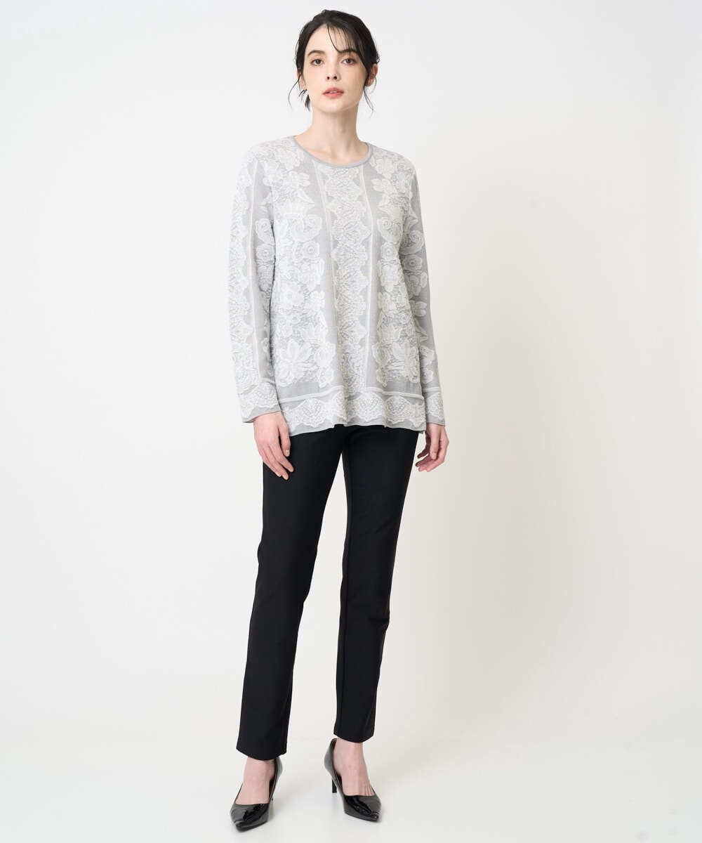 PRLAF26240 CHRISTIAN AUJARD(クリスチャン・オジャール) [暖かい]裏起毛ハイテンションパンツ ブラック