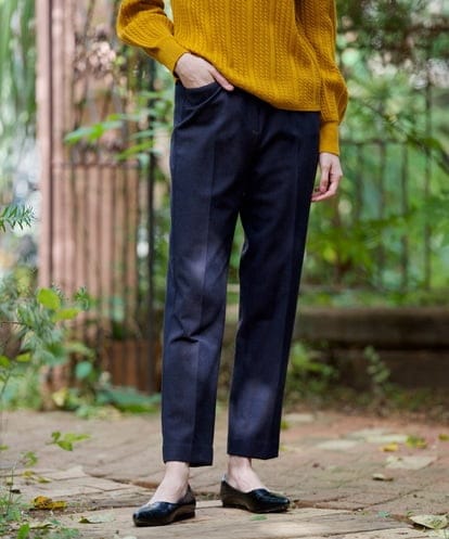 PRLAG47260 CHRISTIAN AUJARD [日本製/定番人気]裏起毛2WAYストレッチスティックパンツ