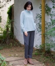 PRLAG47260 CHRISTIAN AUJARD(クリスチャン・オジャール) [日本製/定番人気]裏起毛2WAYストレッチスティックパンツ ネイビー