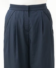 PRLAH01360 CHRISTIAN AUJARD(クリスチャン・オジャール) [セットアップ対応]シャイニーツイルタックワイドパンツ ネイビー