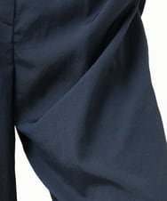 PRLAH01360 CHRISTIAN AUJARD(クリスチャン・オジャール) [セットアップ対応]シャイニーツイルタックワイドパンツ ネイビー