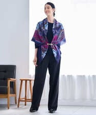 PRLAH07330 CHRISTIAN AUJARD(クリスチャン・オジャール) [セットアップ対応]ファインウールワイドパンツ オリーブブラウン