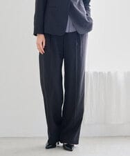 PRLAH07330 CHRISTIAN AUJARD(クリスチャン・オジャール) [セットアップ対応]ファインウールワイドパンツ ブラック