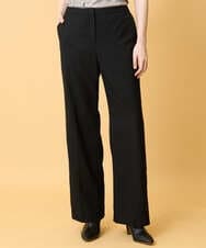 PRLCD11330 CHRISTIAN AUJARD(クリスチャン・オジャール) ラメストライプセミワイドパンツ ブラック