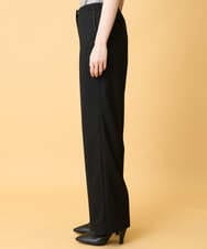 PRLCD11330 CHRISTIAN AUJARD(クリスチャン・オジャール) ラメストライプセミワイドパンツ ブラック