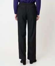 PRLCD11330 CHRISTIAN AUJARD(クリスチャン・オジャール) ラメストライプセミワイドパンツ ブラック