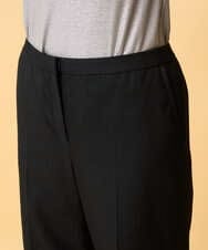 PRLCD11330 CHRISTIAN AUJARD(クリスチャン・オジャール) ラメストライプセミワイドパンツ ブラック