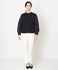 PRLCX18270 CHRISTIAN AUJARD(クリスチャン・オジャール) 美シルエットシンプルパンツ アイボリー