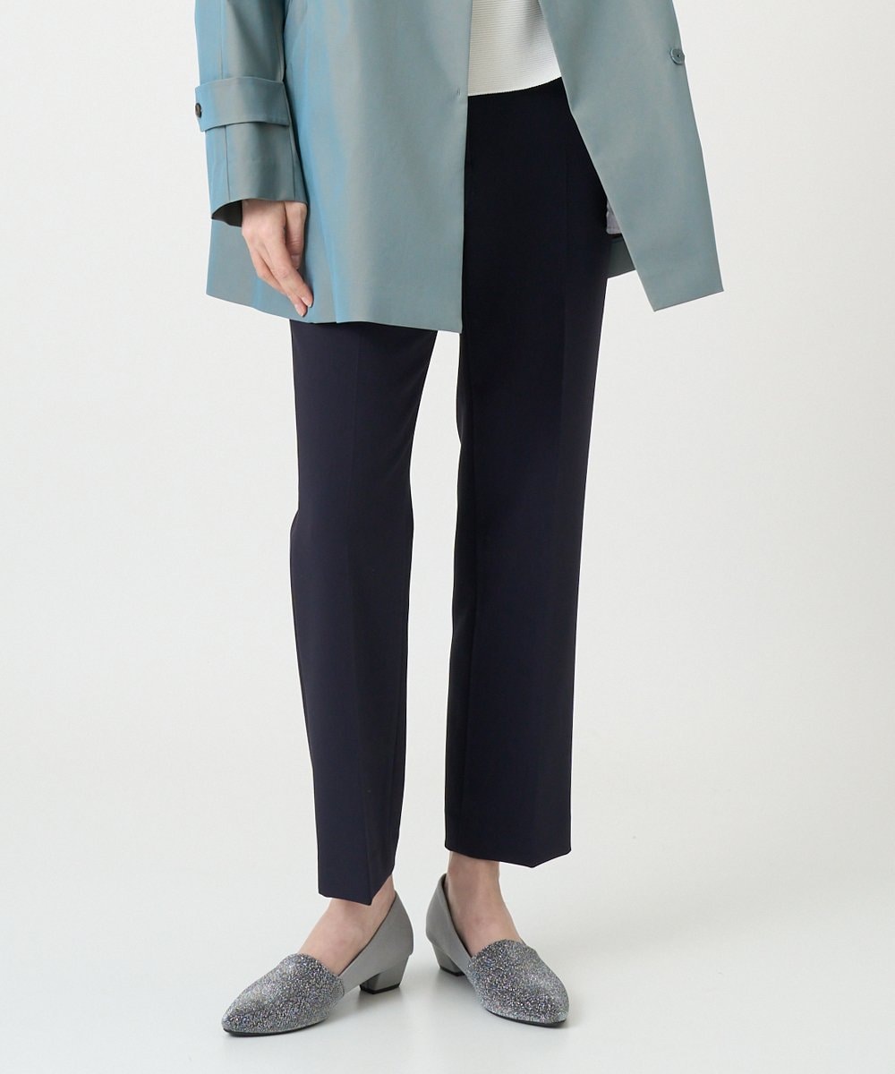 PRLEE06260 CHRISTIAN AUJARD(クリスチャン・オジャール) センタープレス美シルエットパンツ ネイビー