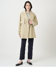 PRLEE06260 CHRISTIAN AUJARD(クリスチャン・オジャール) センタープレス美シルエットパンツ ネイビー