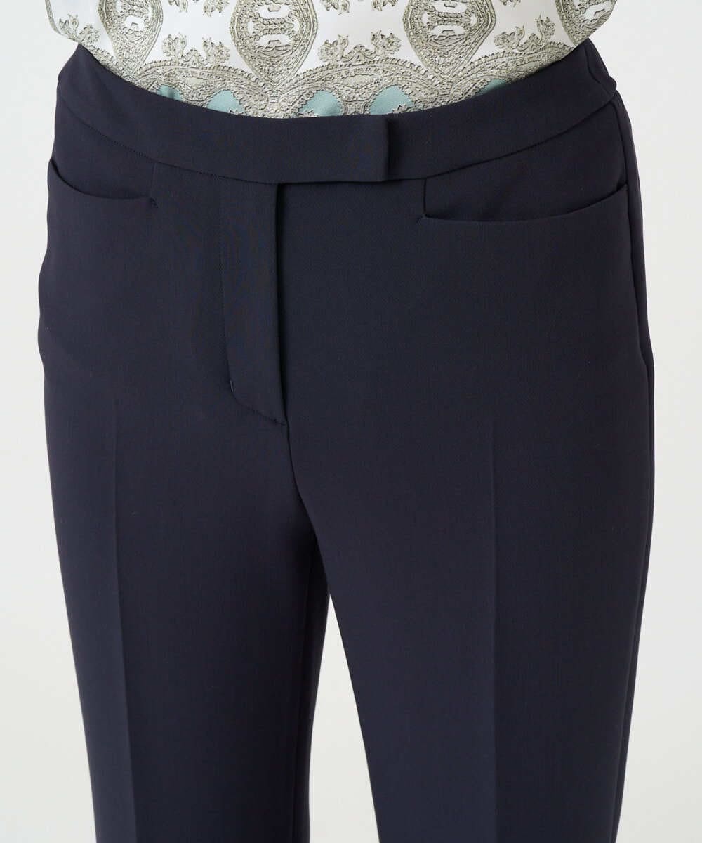 PRLEE06260 CHRISTIAN AUJARD(クリスチャン・オジャール) センタープレス美シルエットパンツ ネイビー