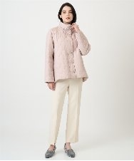 PRLEE06260 CHRISTIAN AUJARD(クリスチャン・オジャール) センタープレス美シルエットパンツ アイボリー