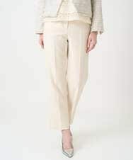 PRLEE06260 CHRISTIAN AUJARD(クリスチャン・オジャール) センタープレス美シルエットパンツ アイボリー