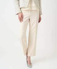 PRLEE06260 CHRISTIAN AUJARD(クリスチャン・オジャール) センタープレス美シルエットパンツ アイボリー