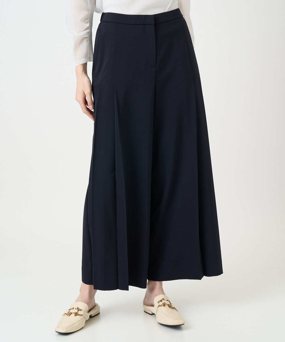 PRLEE15390 CHRISTIAN AUJARD(クリスチャン・オジャール) 2WAYストレッチワイドパンツ ネイビー