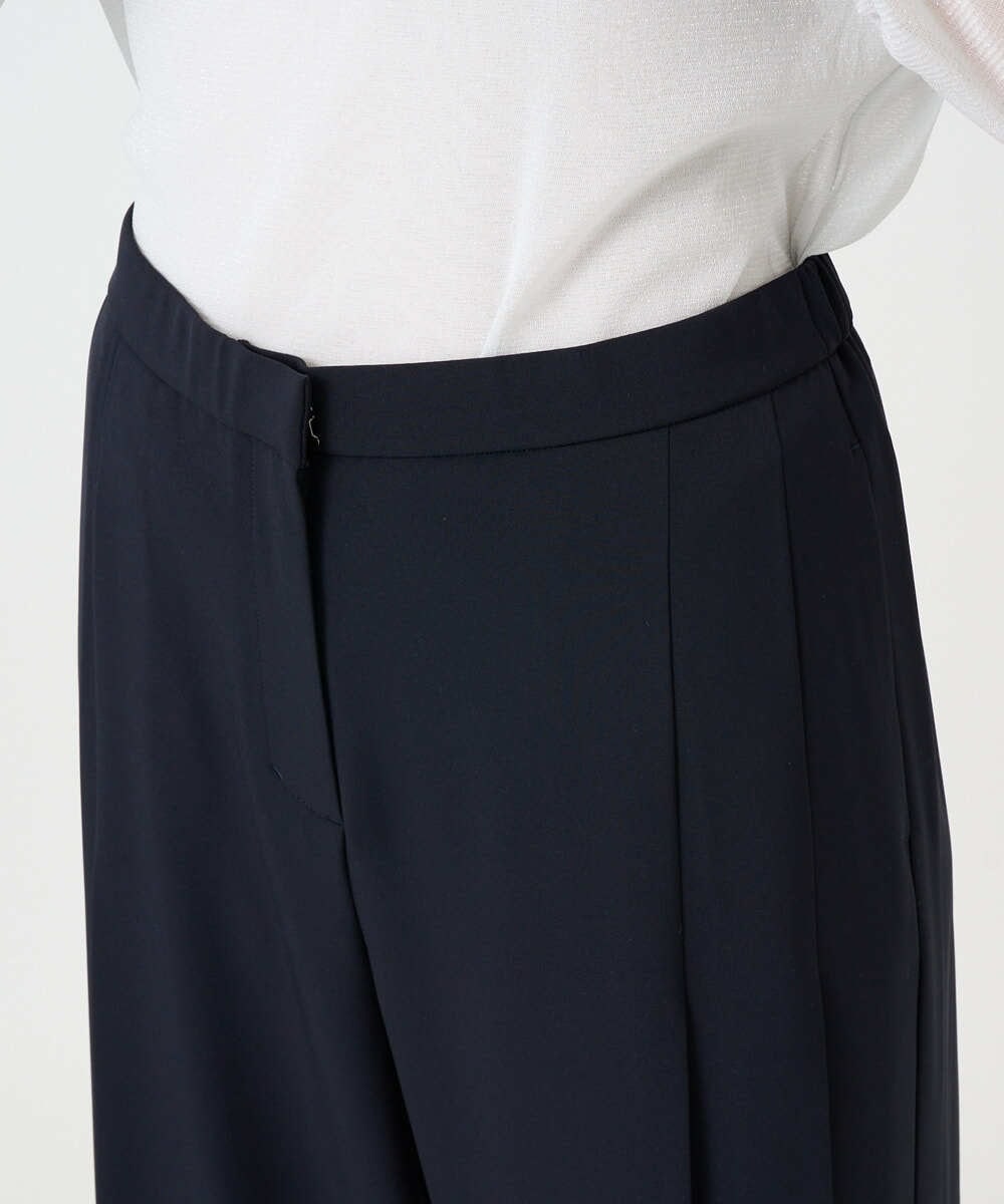 PRLEE15390 CHRISTIAN AUJARD(クリスチャン・オジャール) 2WAYストレッチワイドパンツ ネイビー