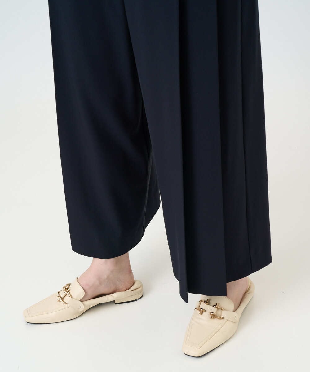 PRLEE15390 CHRISTIAN AUJARD(クリスチャン・オジャール) 2WAYストレッチワイドパンツ ネイビー