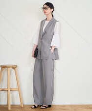 PRLGD21360 CHRISTIAN AUJARD(クリスチャン・オジャール) [セットアップ対応]セミワイドパンツ ベージュ系