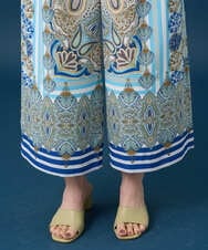 PRLGD25430 CHRISTIAN AUJARD(クリスチャン・オジャール) マリンブルーペーズリーパンツ ブルー系