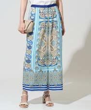 PRLGD25430 CHRISTIAN AUJARD(クリスチャン・オジャール) マリンブルーペーズリーパンツ ブルー系