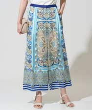 PRLGD25430 CHRISTIAN AUJARD(クリスチャン・オジャール) マリンブルーペーズリーパンツ ブルー系