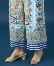 PRLGD25430 CHRISTIAN AUJARD(クリスチャン・オジャール) マリンブルーペーズリーパンツ ブルー系