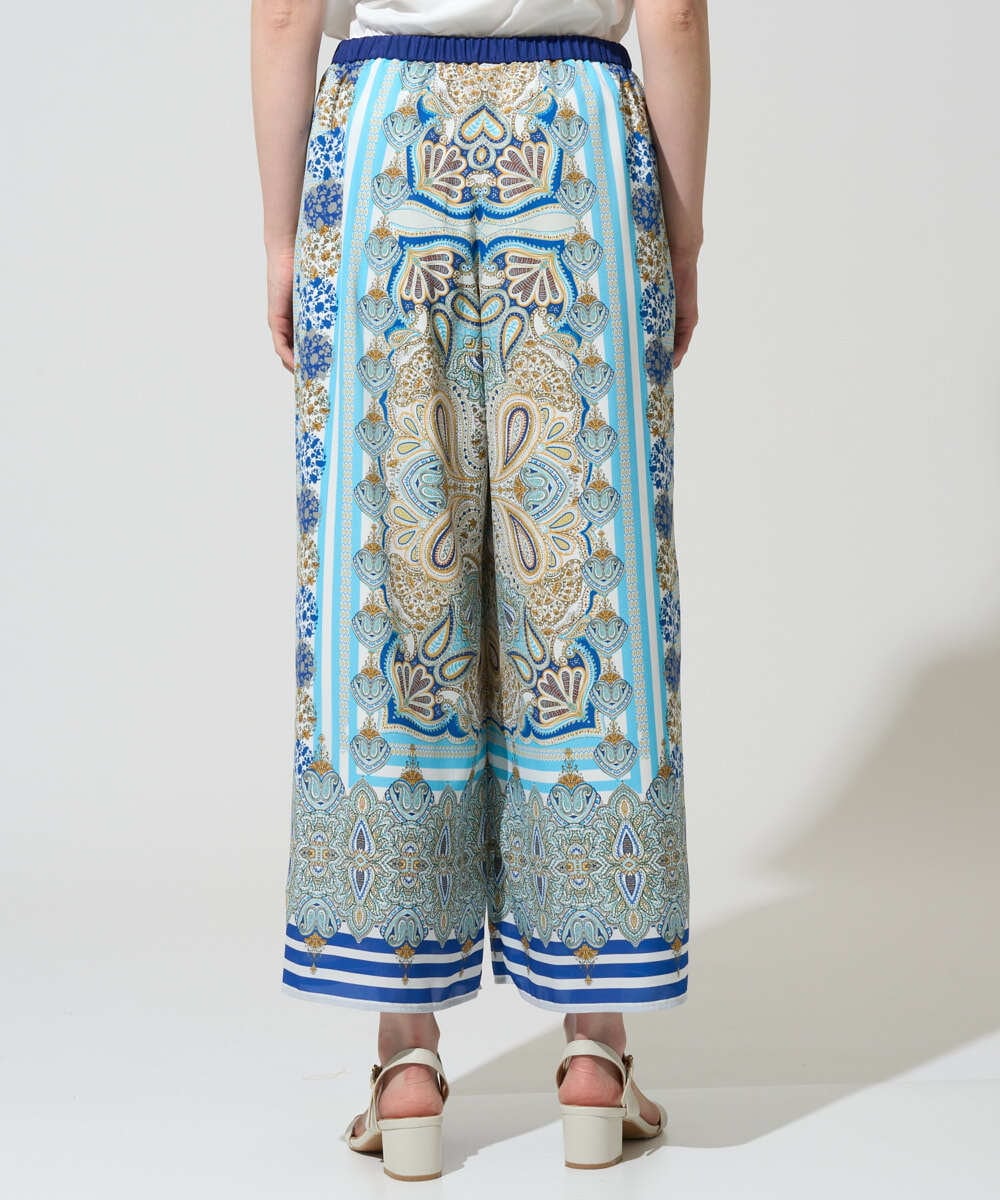 PRLGD25430 CHRISTIAN AUJARD(クリスチャン・オジャール) マリンブルーペーズリーパンツ ブルー系