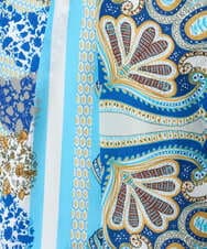 PRLGD25430 CHRISTIAN AUJARD(クリスチャン・オジャール) マリンブルーペーズリーパンツ ブルー系