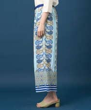 PRLGD25430 CHRISTIAN AUJARD(クリスチャン・オジャール) マリンブルーペーズリーパンツ ブルー系