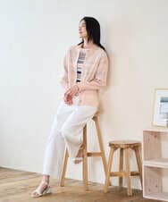 PRLGD31290 CHRISTIAN AUJARD(クリスチャン・オジャール) リネンリラックスワイドパンツ ホワイト