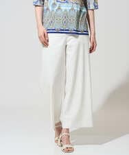 PRLGD31290 CHRISTIAN AUJARD(クリスチャン・オジャール) リネンリラックスワイドパンツ ホワイト