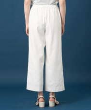 PRLGD31290 CHRISTIAN AUJARD(クリスチャン・オジャール) リネンリラックスワイドパンツ ホワイト