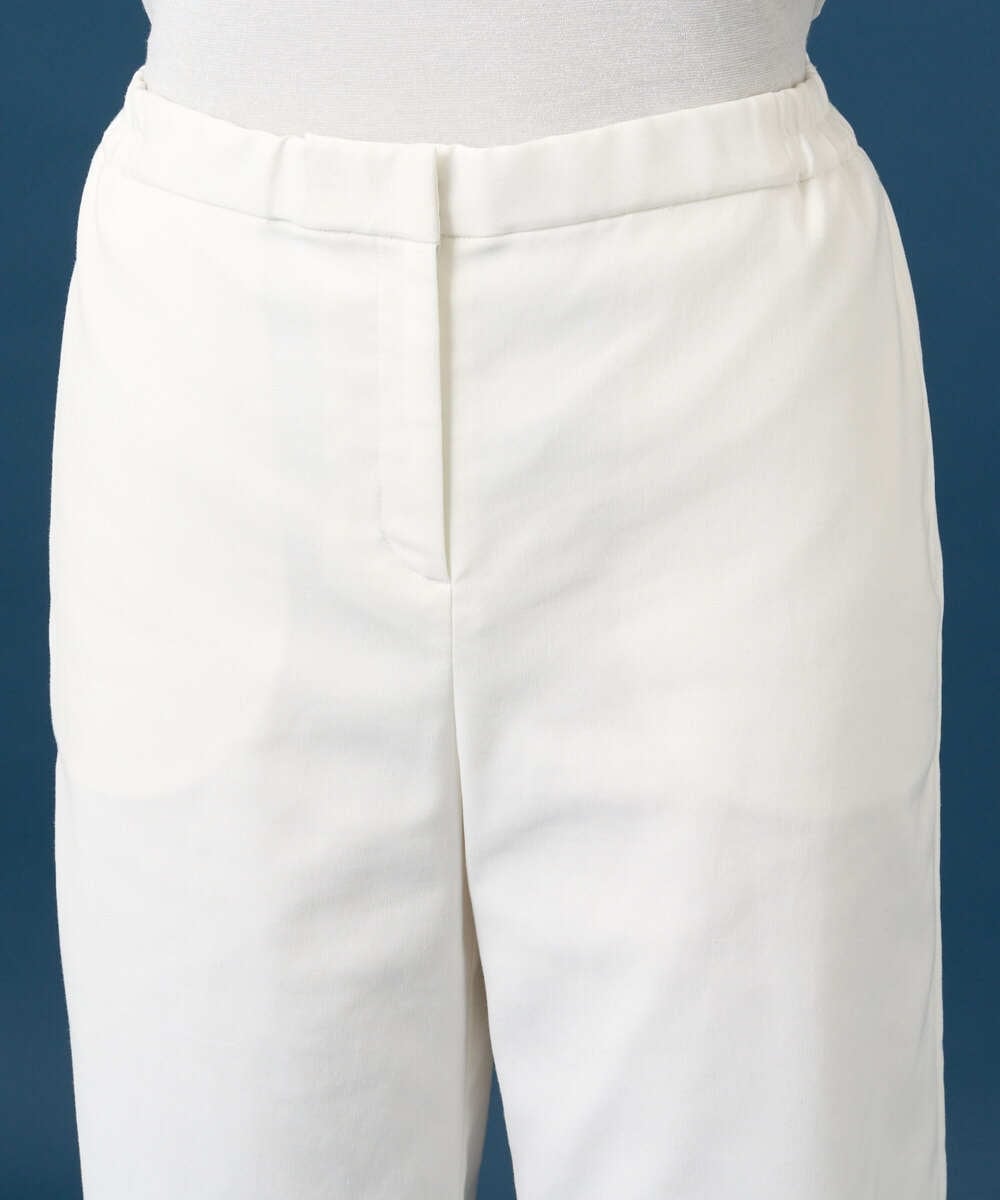 PRLGD31290 CHRISTIAN AUJARD(クリスチャン・オジャール) リネンリラックスワイドパンツ ホワイト