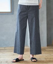 PRLGD31290 CHRISTIAN AUJARD(クリスチャン・オジャール) リネンリラックスワイドパンツ ブラック