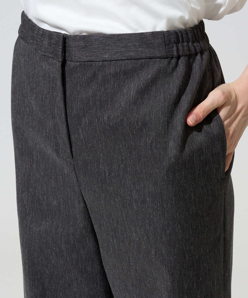 PRLGD31290 CHRISTIAN AUJARD(クリスチャン・オジャール) リネンリラックスワイドパンツ ブラック