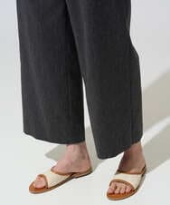 PRLGD31290 CHRISTIAN AUJARD(クリスチャン・オジャール) リネンリラックスワイドパンツ ブラック