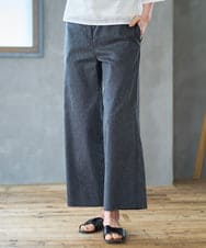 PRLGD31290 CHRISTIAN AUJARD(クリスチャン・オジャール) リネンリラックスワイドパンツ ブラック