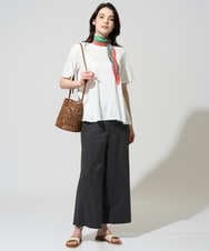 PRLGD31290 CHRISTIAN AUJARD(クリスチャン・オジャール) リネンリラックスワイドパンツ ブラック