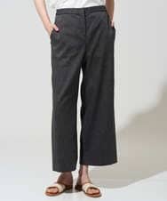 PRLGD31290 CHRISTIAN AUJARD(クリスチャン・オジャール) リネンリラックスワイドパンツ ブラック