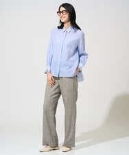 PRLGE01390 CHRISTIAN AUJARD(クリスチャン・オジャール) [セットアップ可能]ラスティックツイードパンツ ブラウン