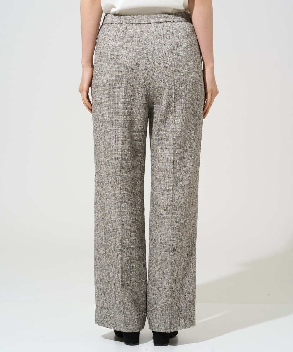 PRLGE01390 CHRISTIAN AUJARD(クリスチャン・オジャール) [セットアップ可能]ラスティックツイードパンツ ブラウン