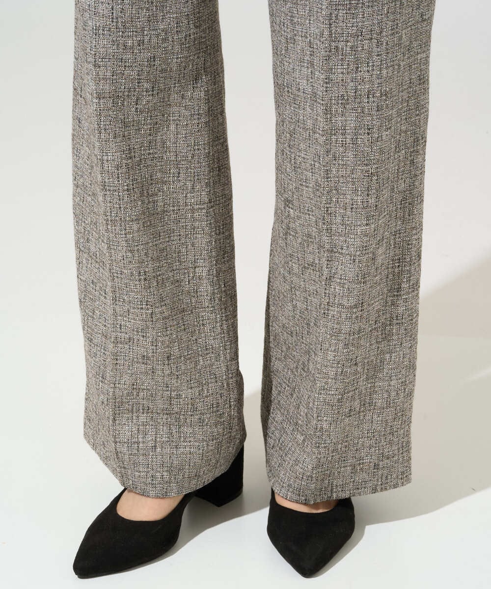 PRLGE01390 CHRISTIAN AUJARD(クリスチャン・オジャール) [セットアップ可能]ラスティックツイードパンツ ブラウン