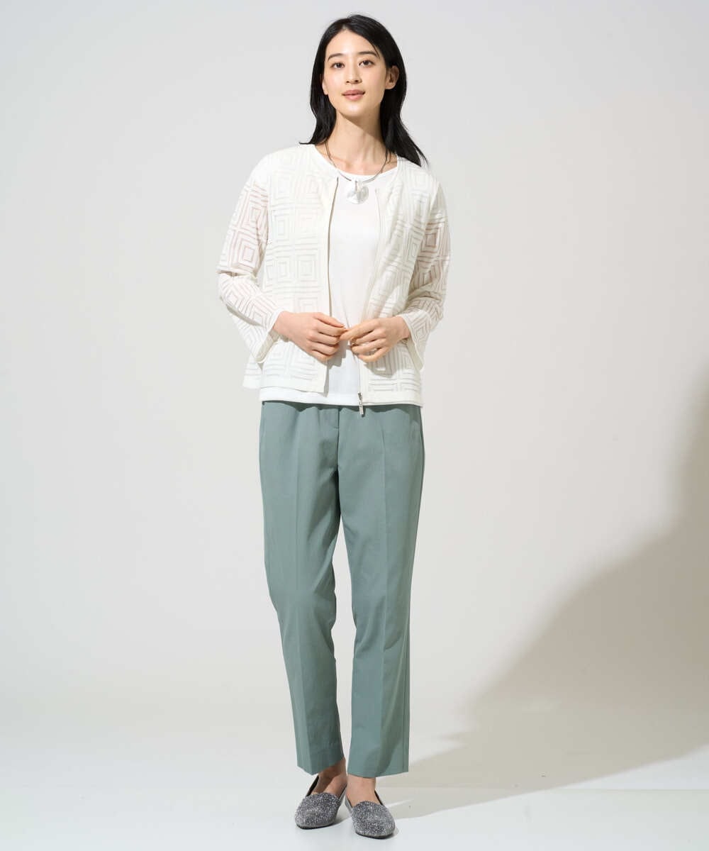 PRLGE06250 CHRISTIAN AUJARD(クリスチャン・オジャール) [通気性]リランチェスティックパンツ グリーン