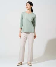 PRLGE07290 CHRISTIAN AUJARD(クリスチャン・オジャール) [セットアップ対応]ジャージーデニムパンツ ベージュ