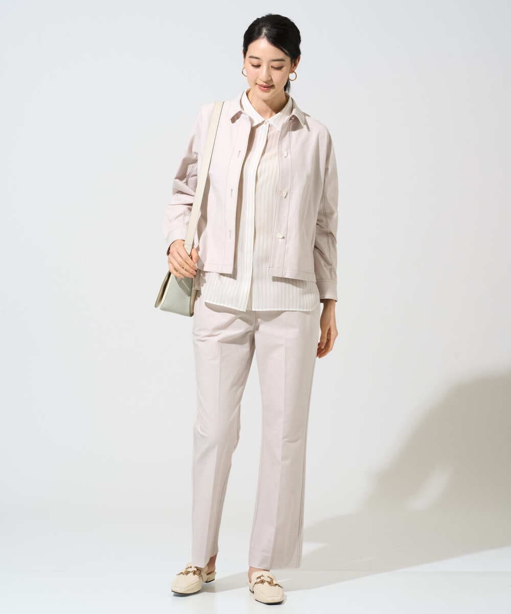 PRLGE07290 CHRISTIAN AUJARD(クリスチャン・オジャール) [セットアップ対応]ジャージーデニムパンツ ベージュ