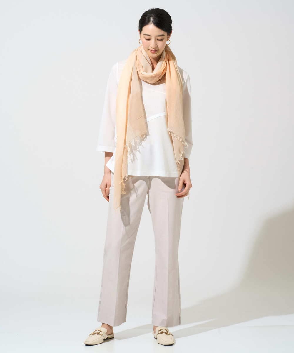 PRLGE07290 CHRISTIAN AUJARD(クリスチャン・オジャール) [セットアップ対応]ジャージーデニムパンツ ベージュ