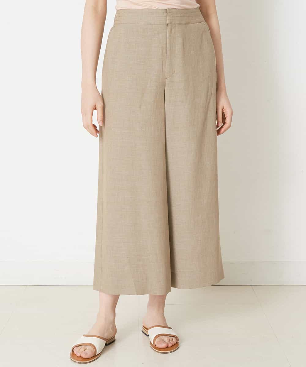 メランジワイドパンツ ガウチョ ワイドパンツ Christian Aujard クリスチャン オジャール イトキンオンラインストア